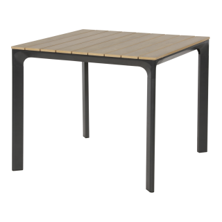 Tafel Arezzo Antraciet 90x90cm