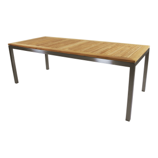 Tafel Marmaris RVS 220x90cm