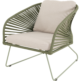 Capri loungestoel groen