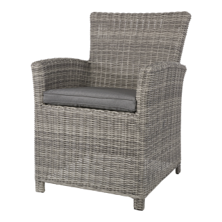 Savona dining tuinstoel mixed grey