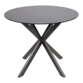 Tafel Crest Antraciet Ø90 cm