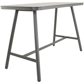 Bartafel Milazzo Antraciet 150x75 cm