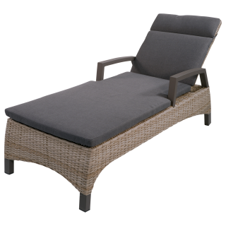 Riviera ligbed antractiet+ wicker taupe