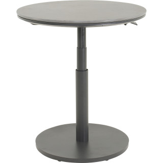 Geneva verstelbare tafel antraciet ø59cm