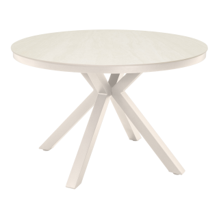 Davos Crema tuintafel 4 personen Ø118cm