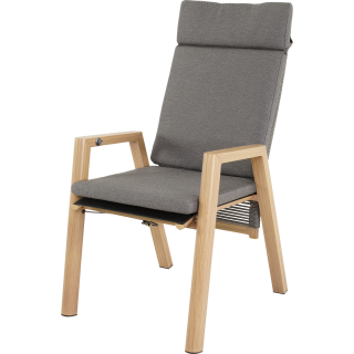 Livorno tuinstoel verstelbaar teaklook