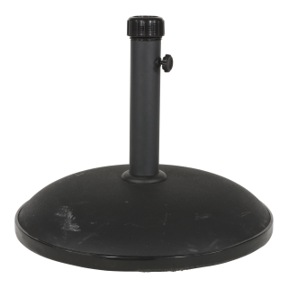 Parasolvoet rond beton | 30kg zwart