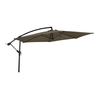 Gemini zweefparasol verstelbaar | Ø300cm taupe
