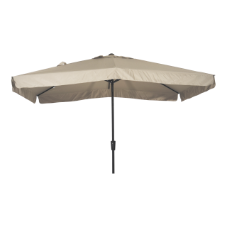Libra stokparasol verstelbaar | 200x300cm ecru wit | UV30+ zonbescherming