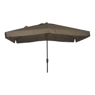 Libra stokparasol verstelbaar | 200x300cm taupe | UV30+ zonbescherming