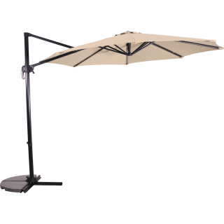 Libra zweefparasol verstelbaar | Ø300cm ecru wit | UV30+ zonbescherming
