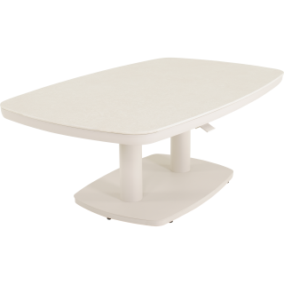 Geneva loungetafel crema deens ovaal 135x83cm