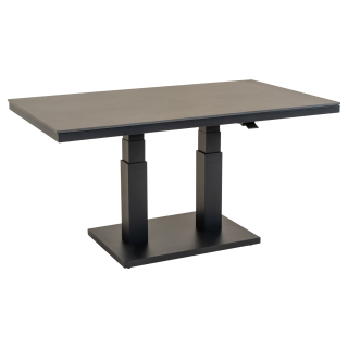 Geneva loungetafel verstelbaar antraciet 140x80cm