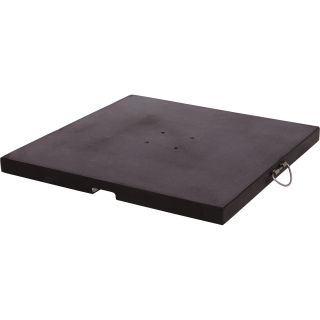 Parasolvoet graniet | 90kg zwart