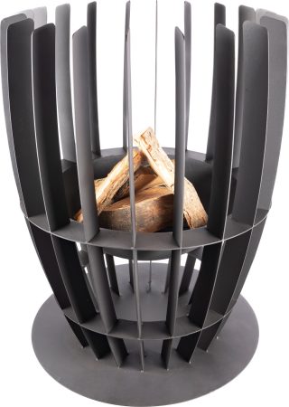Design vuurkorf pilaar | Zwart staal